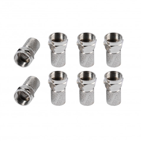 Vivanco F konektori, 7 mm, 8 kom. Sat