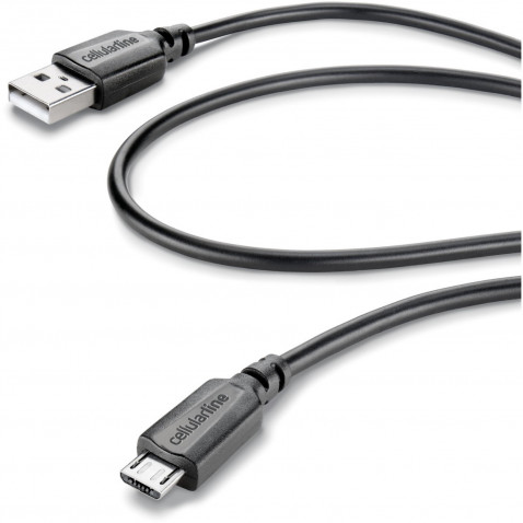 Cellularline Micro USB kabel 1m crna ->