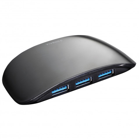 VIVANCO USB 3.0 HUB, 4 port, aktivan s