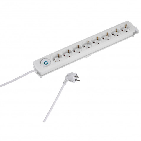 Vivanco 8-struki produžni kabel bijeli S