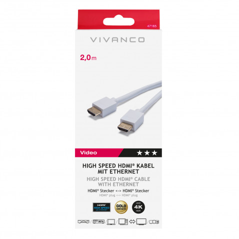 VIVANCO High Speed HDMI s Ethernetom 2m