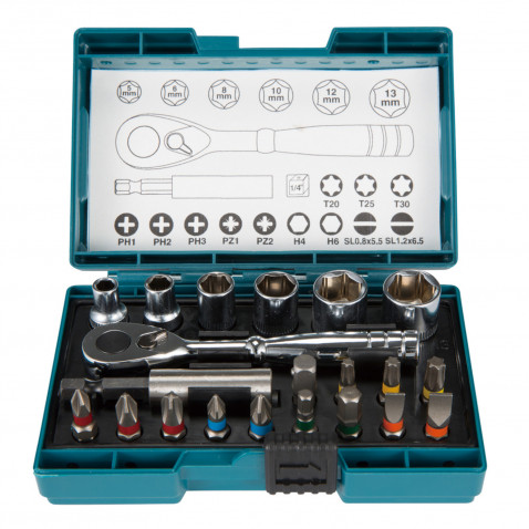 Makita B-54081 set sa racnom i bitovima,