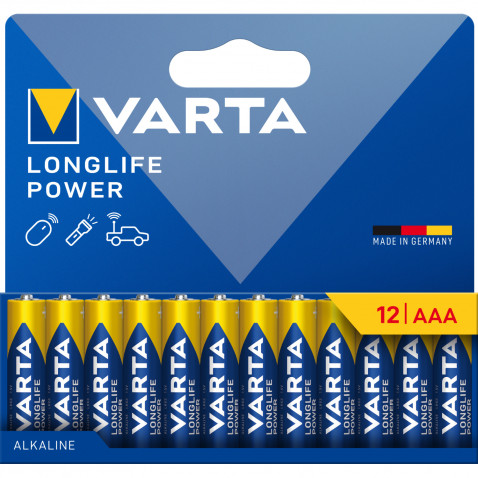 VARTA Longlife Power AAA Pack 12 04906