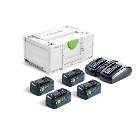 Festool Energie-Set SYS 18V 4xHP5,0/TCL6