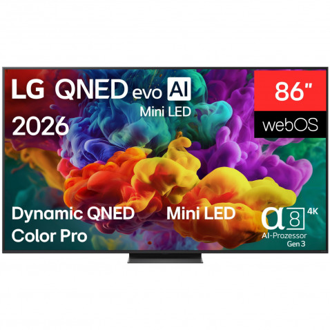 LG 86QNED87B6A 4K QNED evo TV 217 cm