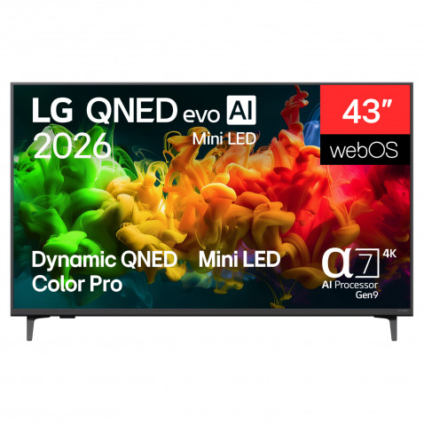 LG 43QNED80B6B 4K QNED evo MiniLED TV cm