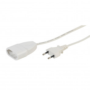 VIVANCO Euro produžni kabel bijeli 5m s