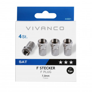 VIVANCO F-uticnica, 7,0 mm, 4 komada STD