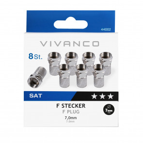 VIVANCO F-cep, 7,0 mm, 8 komada VIVANCO