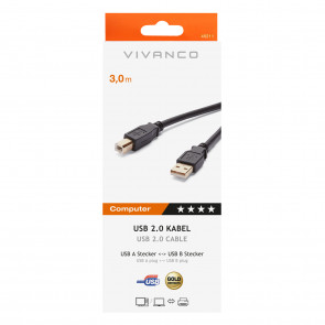 VIVANCO USB 2.0 kabel za pisac 3m 45211