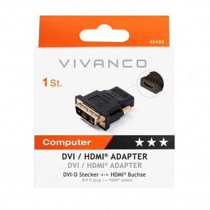 VIVANCO HDMI-DVI Adapter crni VIVANCO CA