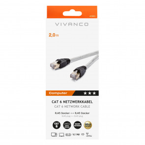 VIVANCO CAT6 Mrežni kabel, 2m 45300 CC 6