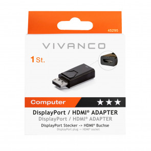 VIVANCO Adapter DisplayPort-HDMI crni CA