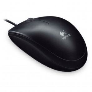 Logitech B100 Opticki miš crni USB