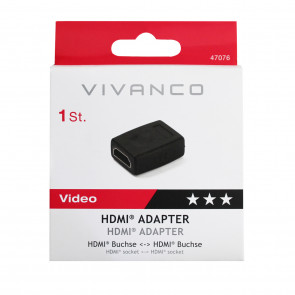 VIVANCO HDMI-HDMI Adapter 47076 AD. Za