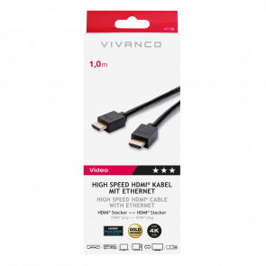 VIVANCO High Speed HDMI-Ethernet 1m 1M