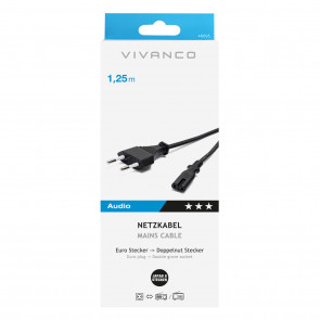 VIVANCO Mrežni kabel 1,25m 46095 1,25m 8