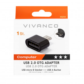 VIVANCO Micro USB OTG Adapter VIVANCO