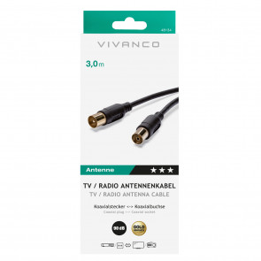 VIVANCO TV Radio Antenski kabel 90dB, 3m