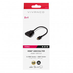 VIVANCO HDMI prekidac 2 -> 1, rucno 1 05