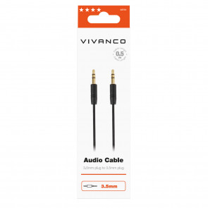 VIVANCO 3,5mm kabel, 0,5m 38751