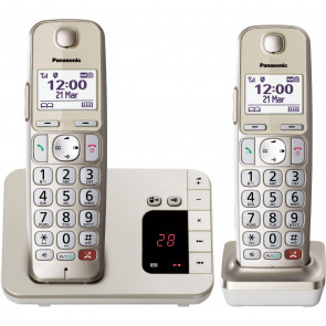 Panasonic KX-TGE262GN šampanjac bežicni