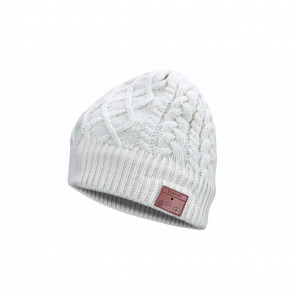 SHE-BTMB-101WH Bijeli glazbeni beanie s