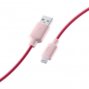 Cellularline Kabel za punjenje i roza,