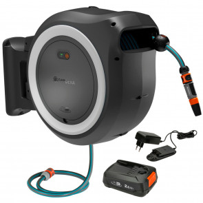 Gardena Akku-Wand-Schlauchbox PowerRoll