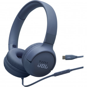 JBL Tune 520C USB-C plave boje kabelske