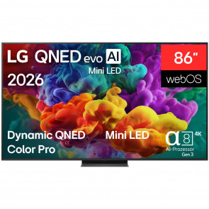 LG 86QNED87B6A 4K QNED evo TV 217 cm