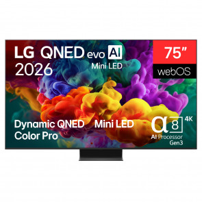 LG evo Mini LED AI 75QNED86B6B 4K UHD cm
