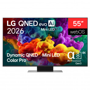 LG evo Mini LED AI 55QNED86B6B 4K UHD cm