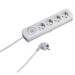VIVANCO 4-struko produžni kabel Bijela