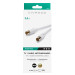 VIVANCO antenski kabel bijeli 3m 48128