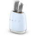 SMEG KBSF02PB Messerblock 6 teilig