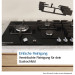 Bosch PRS9A6H40 Serie 8 Gaskochfeld