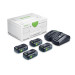 Festool Energie-Set SYS 18V 4xTBX4/TCL6